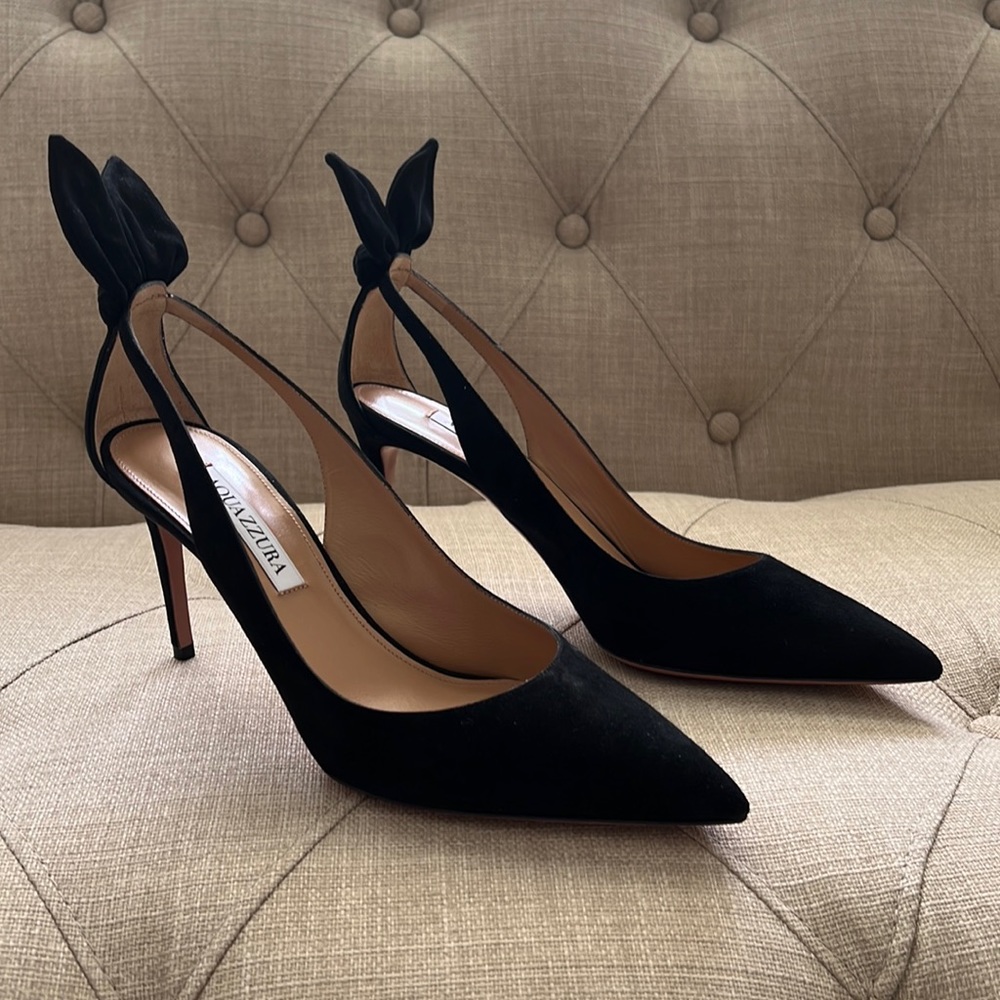 Aquazzura Bow Cut Out Stiletto